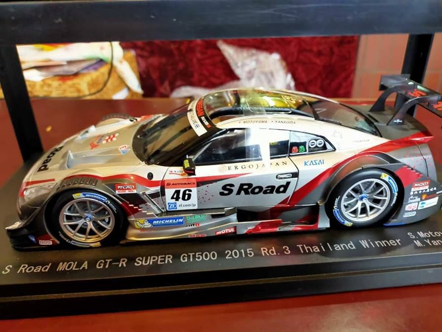 ミニカー S Road MOLA GT-R SUPER GT500 2015 Rd.3 Amazon | 1/18 S Road MOLA GT-R SUPER GT500 2015 Rd.3 Thai